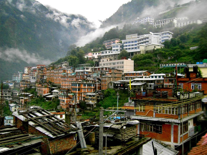 Tibet Border Zhangmu Town